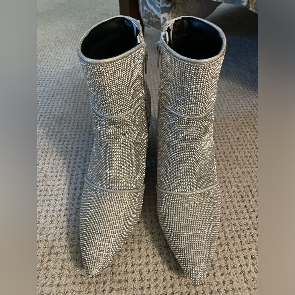 Sparkle/glitter boots.